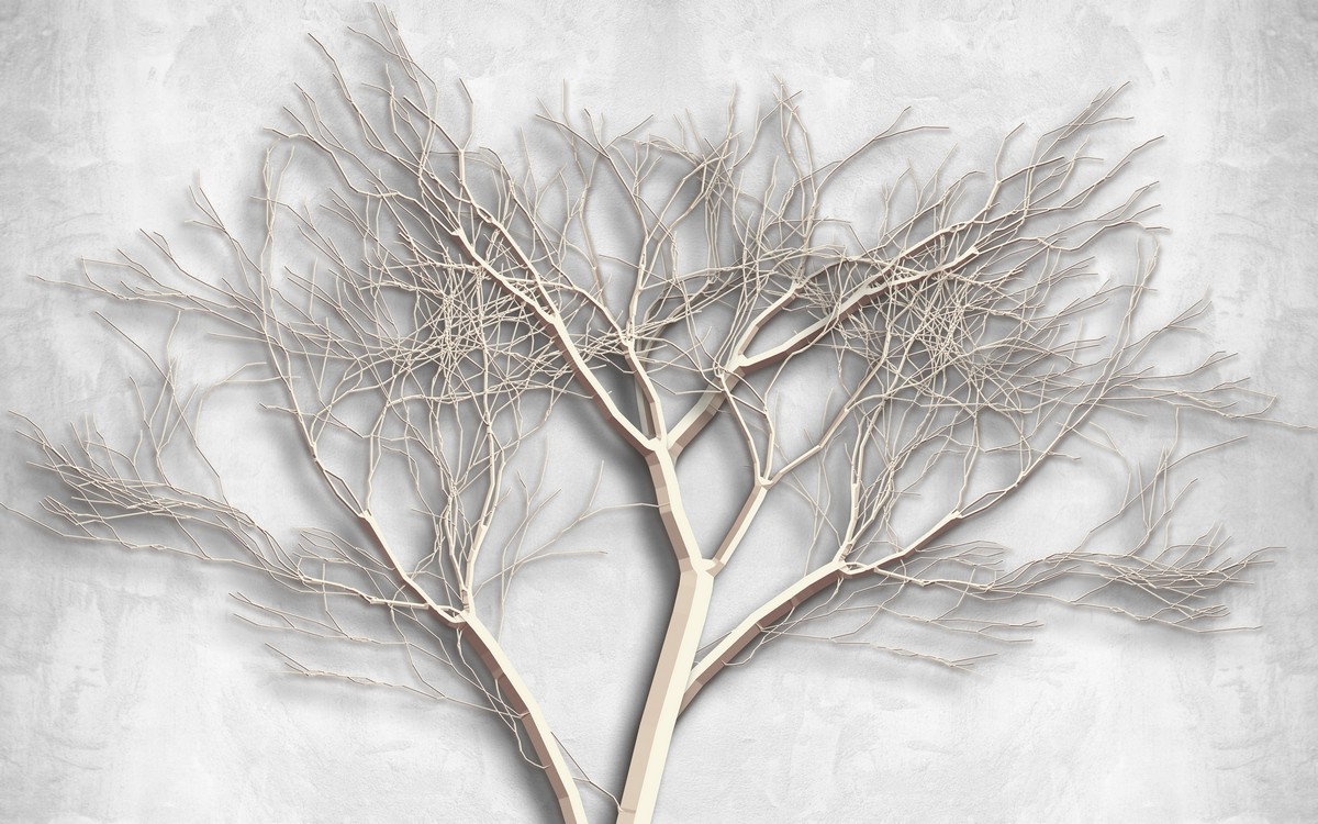 Серебрянные нити морозного дерева